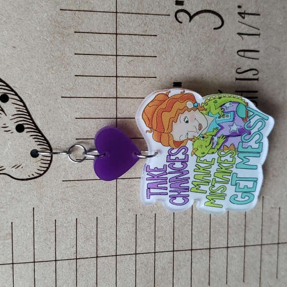 Miss Frizzle earrings - Picture 2 of 10